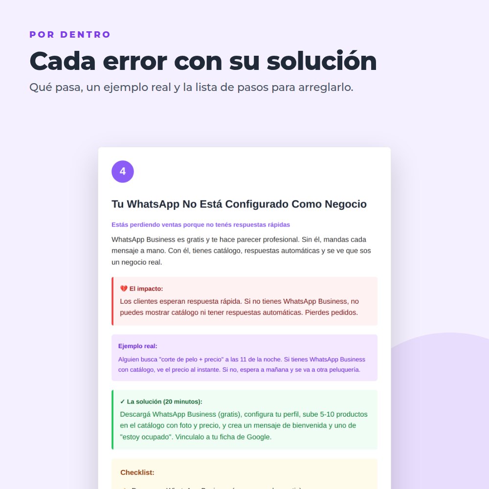 5 Errores que Hacen Invisible tu Negocio en Google, imagen 3