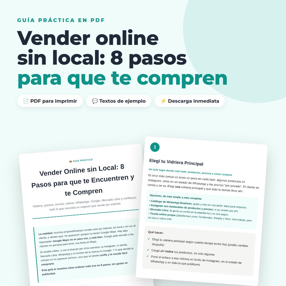 Vender Online sin Local: 8 Pasos para que te Encuentren y te Compren