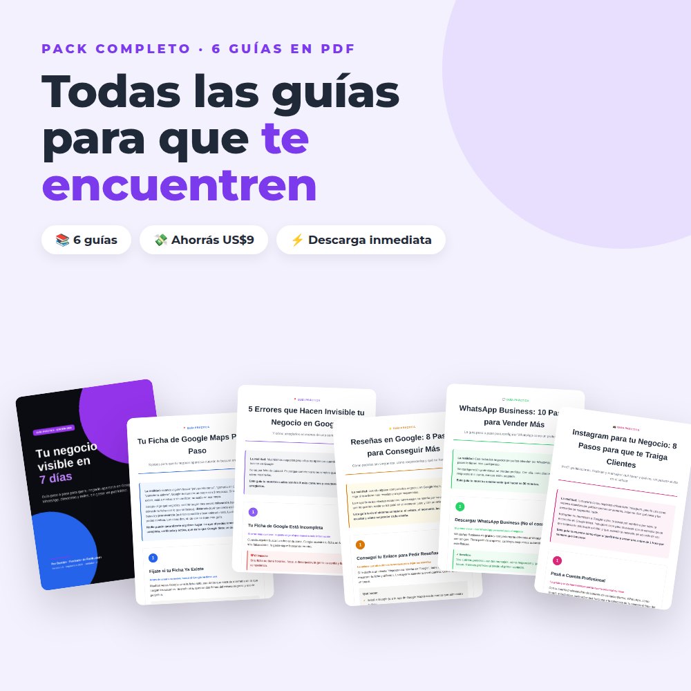 Pack Completo (las 6 guías)