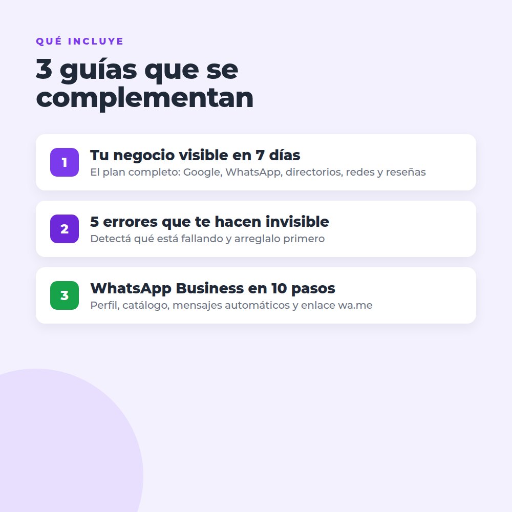 Pack Negocio Visible (las 3 guías), imagen 2