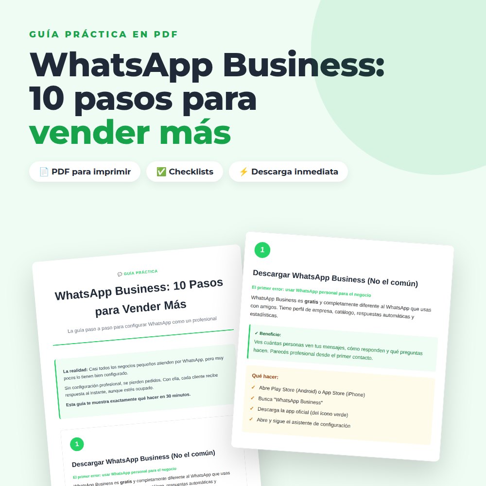WhatsApp Business: 10 Pasos para Vender Más